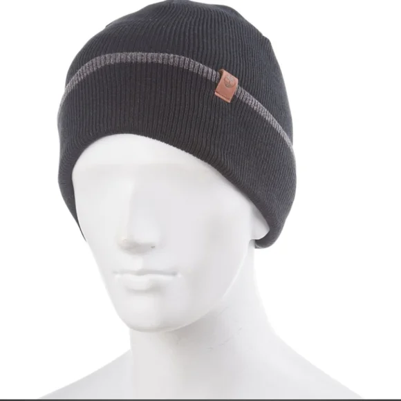 Timberland Unisex Stretch Midweight Knit Cuffed Beanie Hats x 2 Bundle NWT - Picture 9 of 9